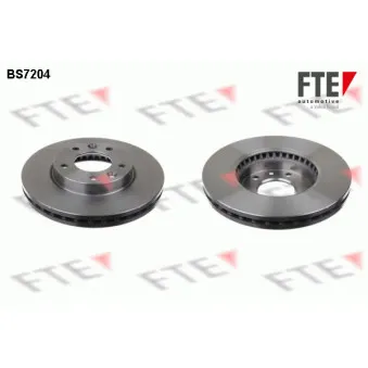 Jeu de 2 disques de frein avant FTE BS7204