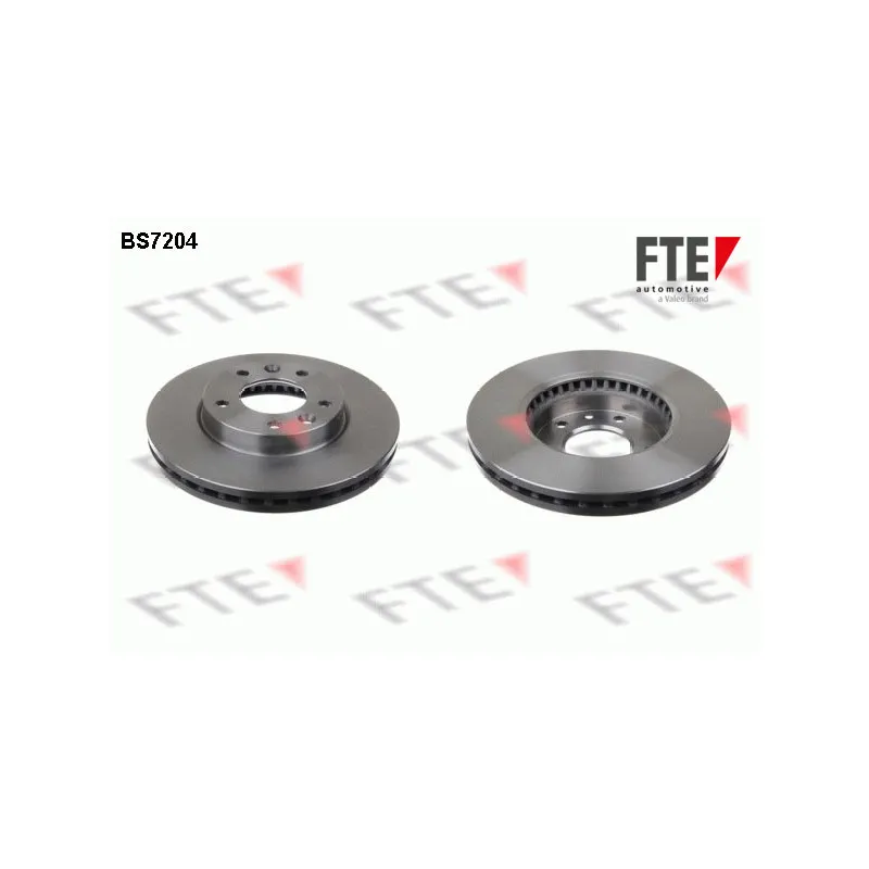 Jeu de 2 disques de frein avant FTE BS7204
