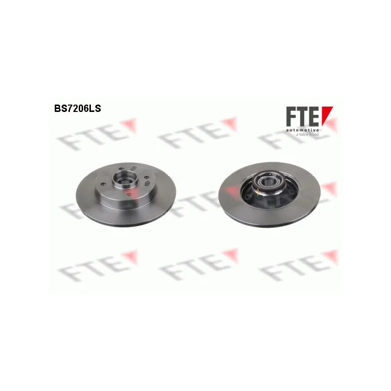 Jeu de 2 disques de frein arrière FTE BS7206LS