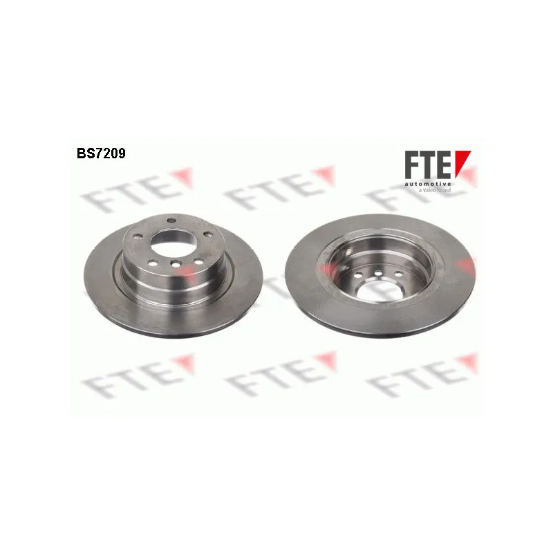 Jeu de 2 disques de frein arrière FTE BS7209