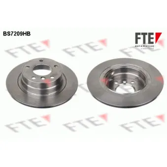 Jeu de 2 disques de frein arrière FTE BS7209HB