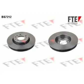 Jeu de 2 disques de frein avant FTE BS7212