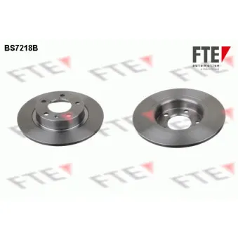 Jeu de 2 disques de frein arrière FTE BS7218B