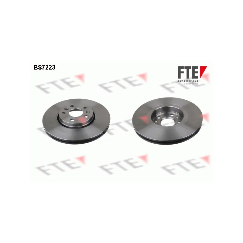 Jeu de 2 disques de frein avant FTE BS7223