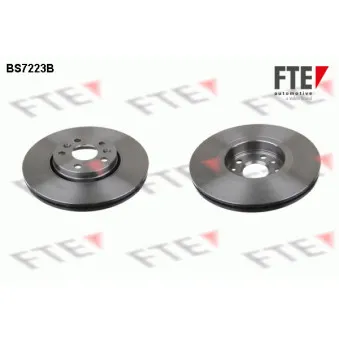 Jeu de 2 disques de frein avant FTE BS7223B
