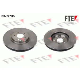Jeu de 2 disques de frein avant FTE BS7227HB