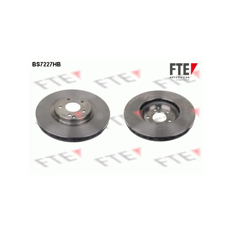 Jeu de 2 disques de frein avant FTE BS7227HB