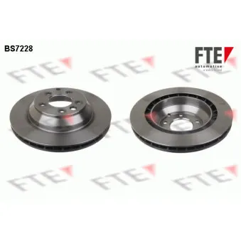 Jeu de 2 disques de frein arrière FTE BS7228