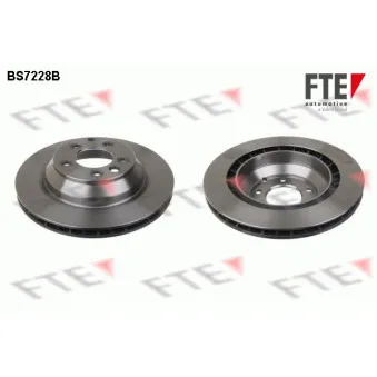 Jeu de 2 disques de frein arrière FTE BS7228B