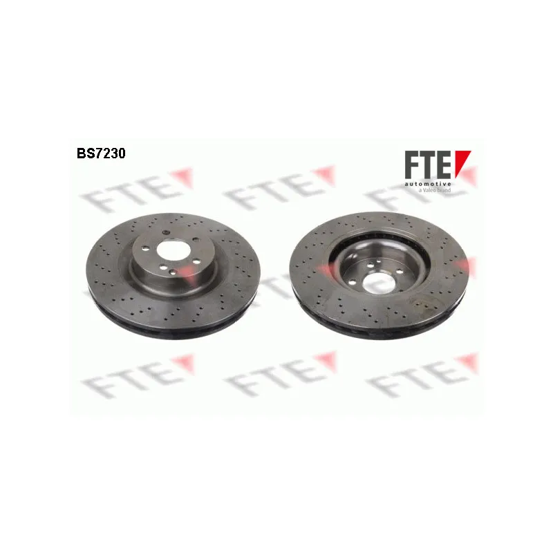 Jeu de 2 disques de frein avant FTE BS7230
