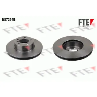 Jeu de 2 disques de frein avant FTE BS7234B