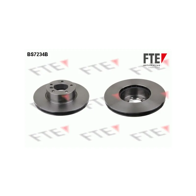 Jeu de 2 disques de frein avant FTE BS7234B