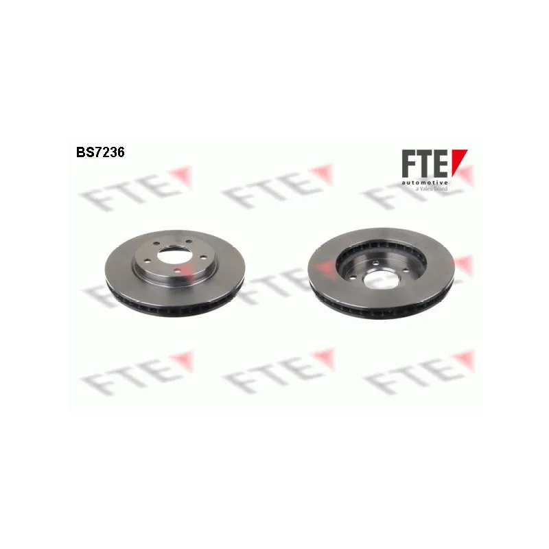 Jeu de 2 disques de frein avant FTE BS7236
