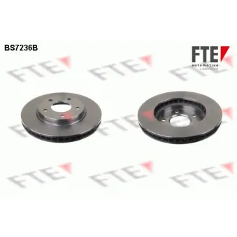 Jeu de 2 disques de frein avant FTE BS7236B