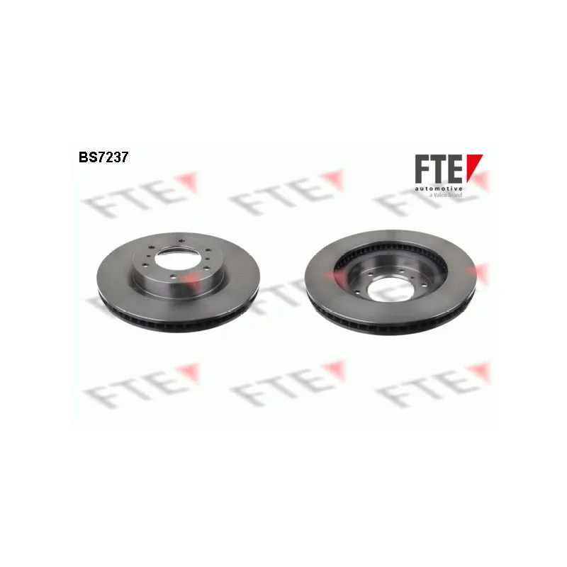 Jeu de 2 disques de frein avant FTE BS7237