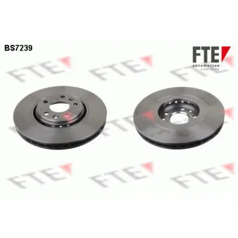 Jeu de 2 disques de frein avant FTE BS7239