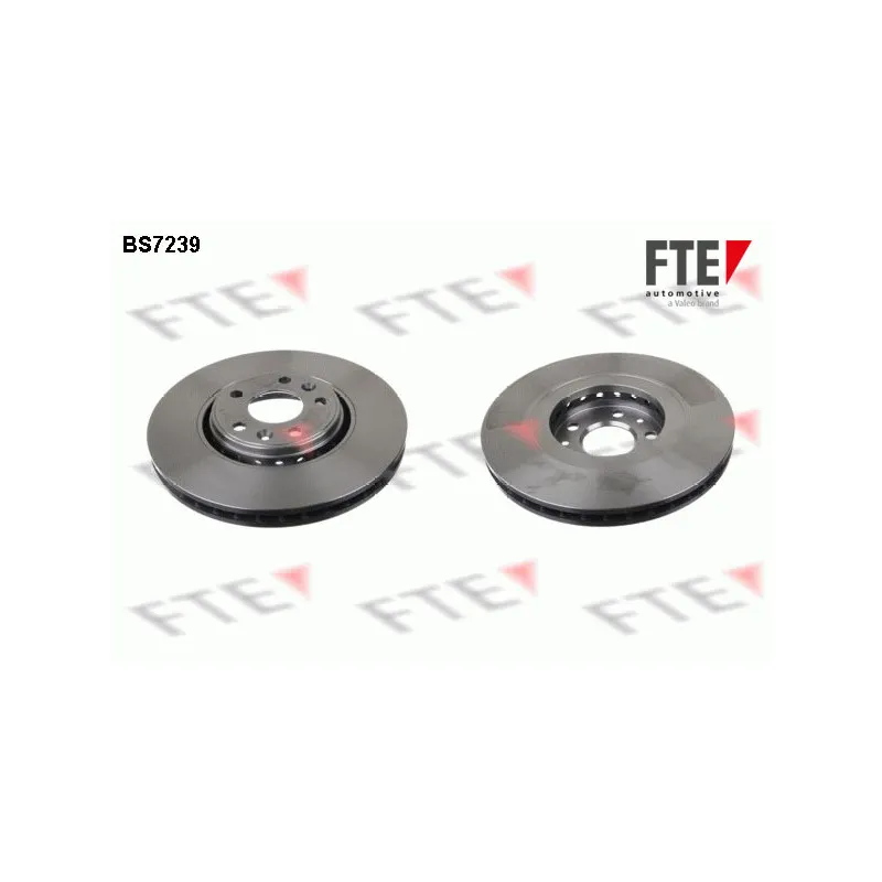 Jeu de 2 disques de frein avant FTE BS7239