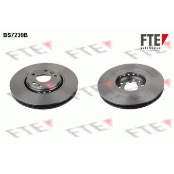 Jeu de 2 disques de frein avant FTE BS7239B
