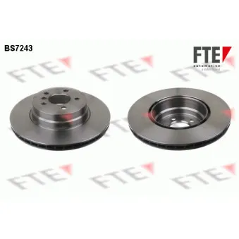 Jeu de 2 disques de frein arrière FTE BS7243