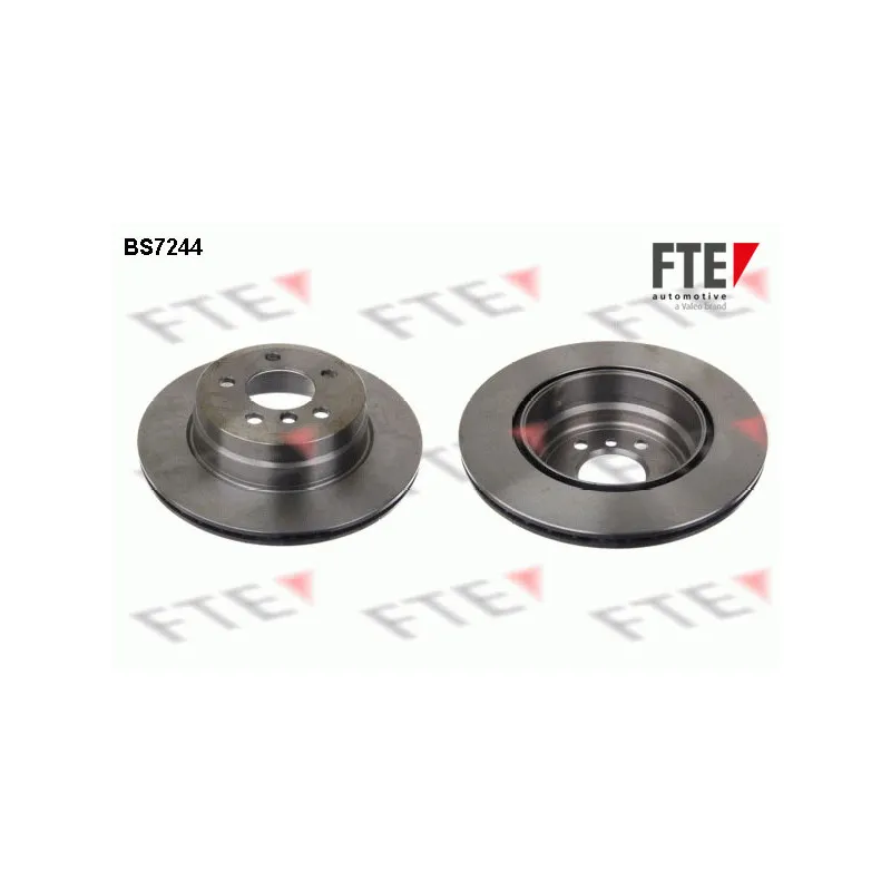 Jeu de 2 disques de frein arrière FTE BS7244