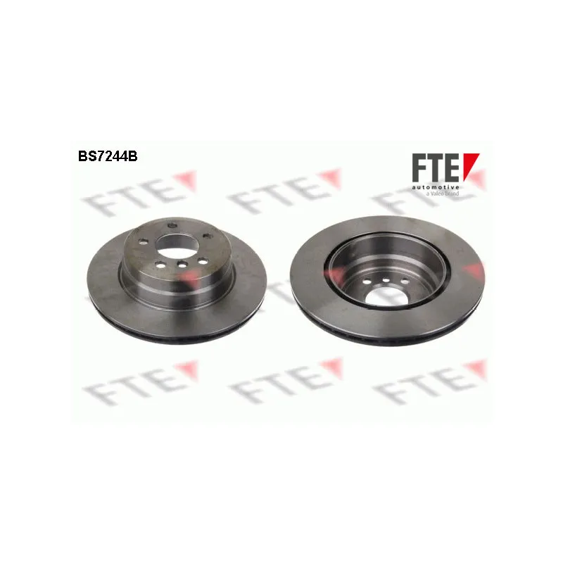 Jeu de 2 disques de frein arrière FTE BS7244B