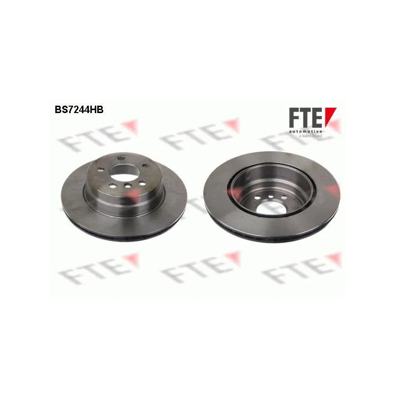 Jeu de 2 disques de frein arrière FTE BS7244HB
