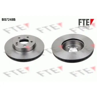 Jeu de 2 disques de frein avant FTE BS7248B