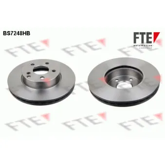 Jeu de 2 disques de frein avant FTE BS7248HB