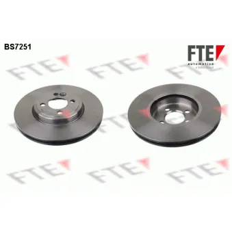 Jeu de 2 disques de frein avant FTE BS7251