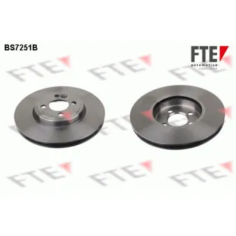 Jeu de 2 disques de frein avant FTE BS7251B