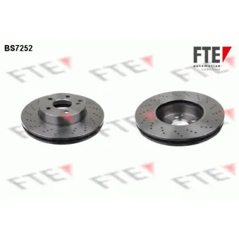 Jeu de 2 disques de frein avant FTE BS7252