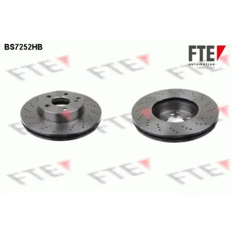Jeu de 2 disques de frein avant FTE BS7252HB