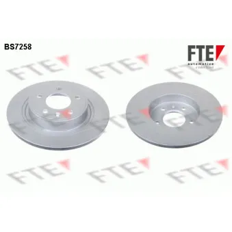 Jeu de 2 disques de frein arrière FTE BS7258