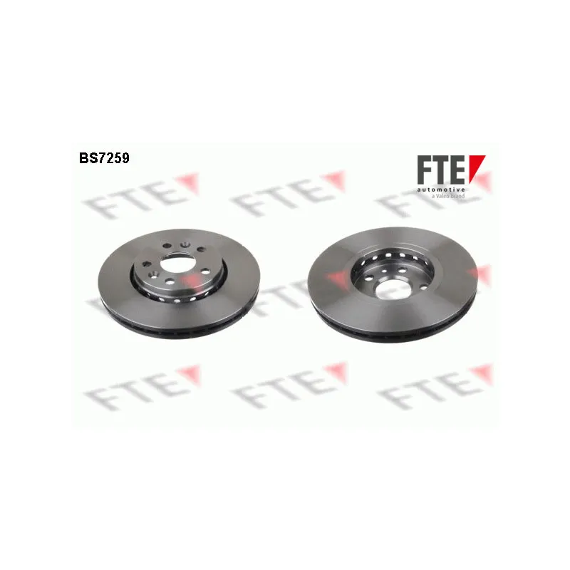Jeu de 2 disques de frein avant FTE BS7259