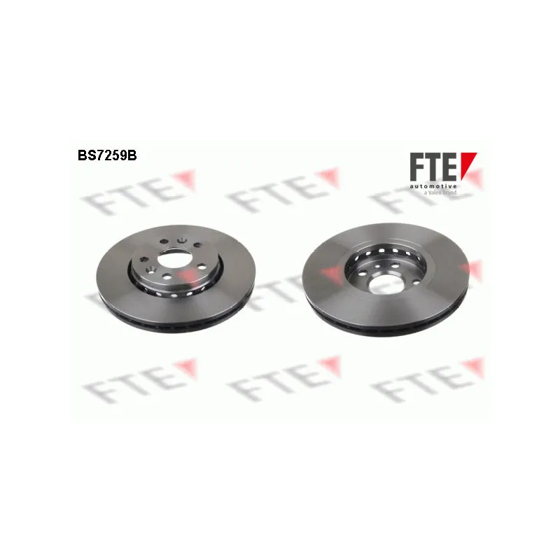 Jeu de 2 disques de frein avant FTE BS7259B