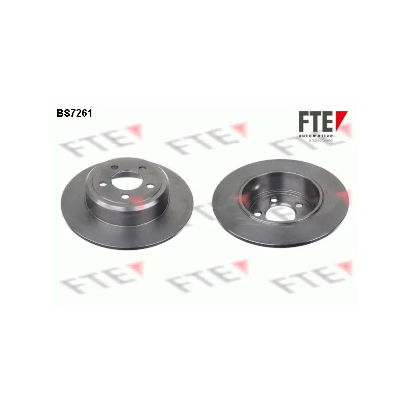 Jeu de 2 disques de frein arrière FTE BS7261
