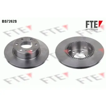 Jeu de 2 disques de frein arrière FTE BS7262S