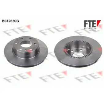 Jeu de 2 disques de frein arrière FTE BS7262SB