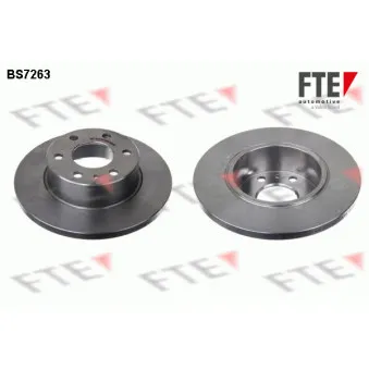 Jeu de 2 disques de frein arrière FTE BS7263