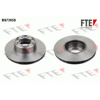 Jeu de 2 disques de frein arrière FTE BS7265S