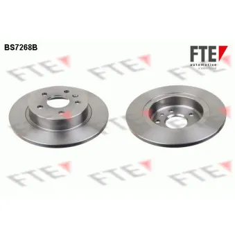 Jeu de 2 disques de frein arrière FTE BS7268B