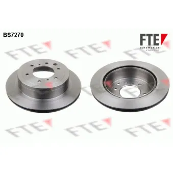 Jeu de 2 disques de frein arrière FTE BS7270
