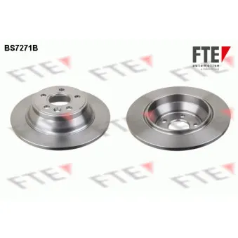 Jeu de 2 disques de frein arrière FTE BS7271B