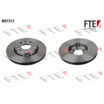 Jeu de 2 disques de frein avant FTE BS7272