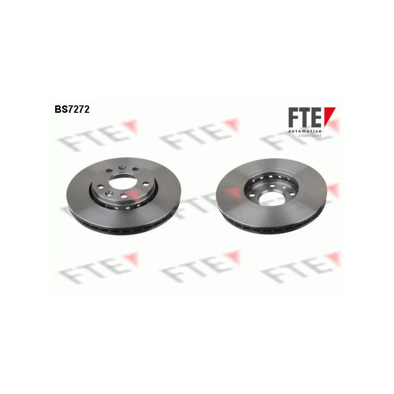Jeu de 2 disques de frein avant FTE BS7272