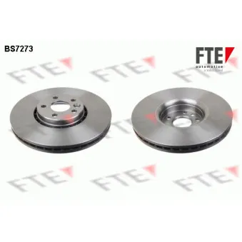 Jeu de 2 disques de frein avant FTE BS7273