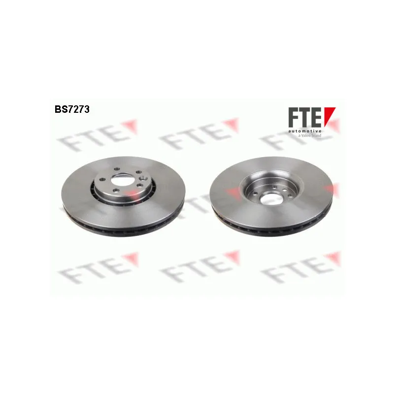Jeu de 2 disques de frein avant FTE BS7273