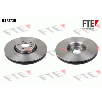 Jeu de 2 disques de frein avant FTE BS7273B