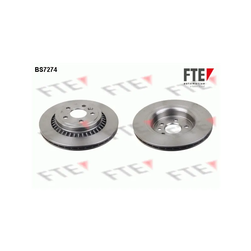 Jeu de 2 disques de frein arrière FTE BS7274