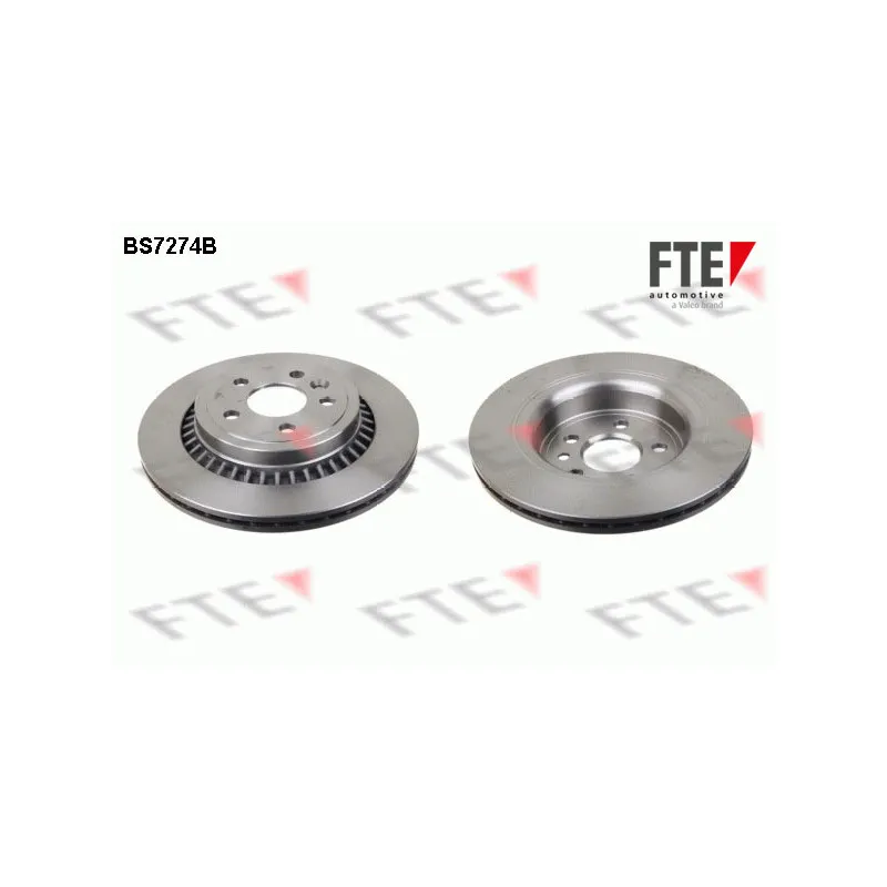 Jeu de 2 disques de frein arrière FTE BS7274B
